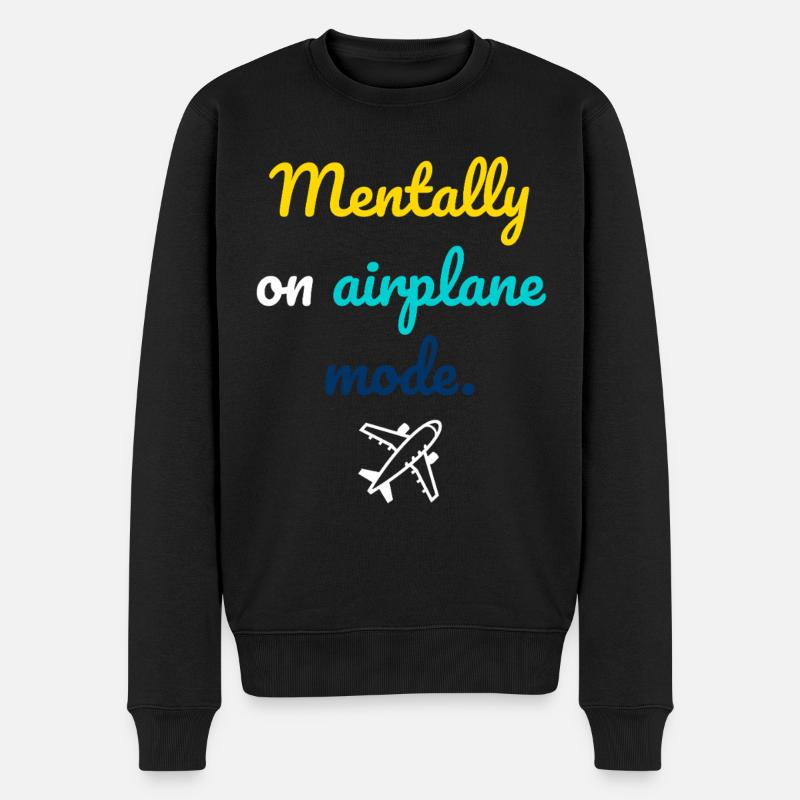 Mode de vol mental - Pull Premium bio Homme - noir