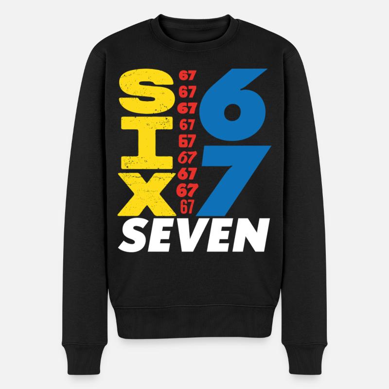 Six Sept, 67 - Pull Premium bio Homme - noir