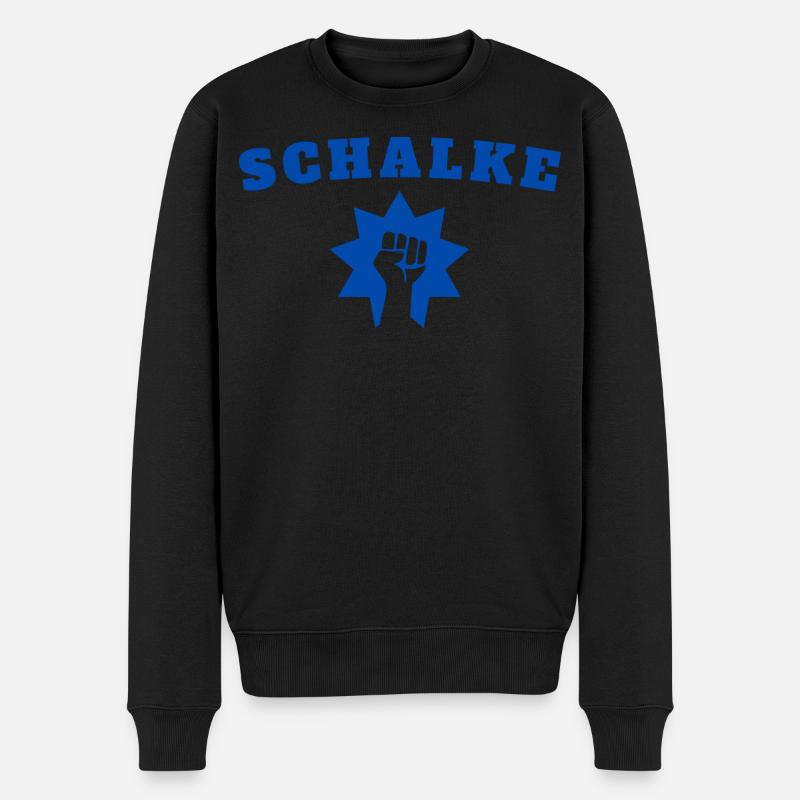 Schalke - Pull Premium bio Homme - noir