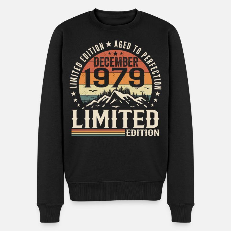 Décembre 1979 - Pull Premium bio Homme - noir