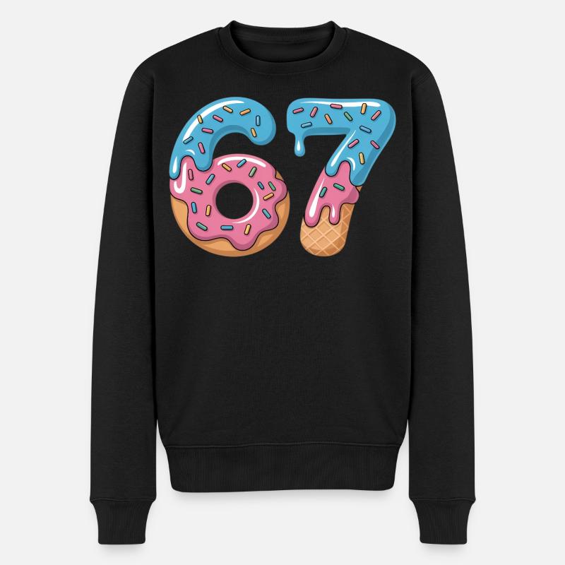 Beignets numéros 6 et 7 - Pull Premium bio Homme - noir