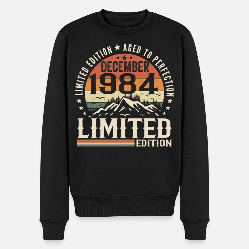 Décembre 1984 - Pull Premium bio Homme - noir