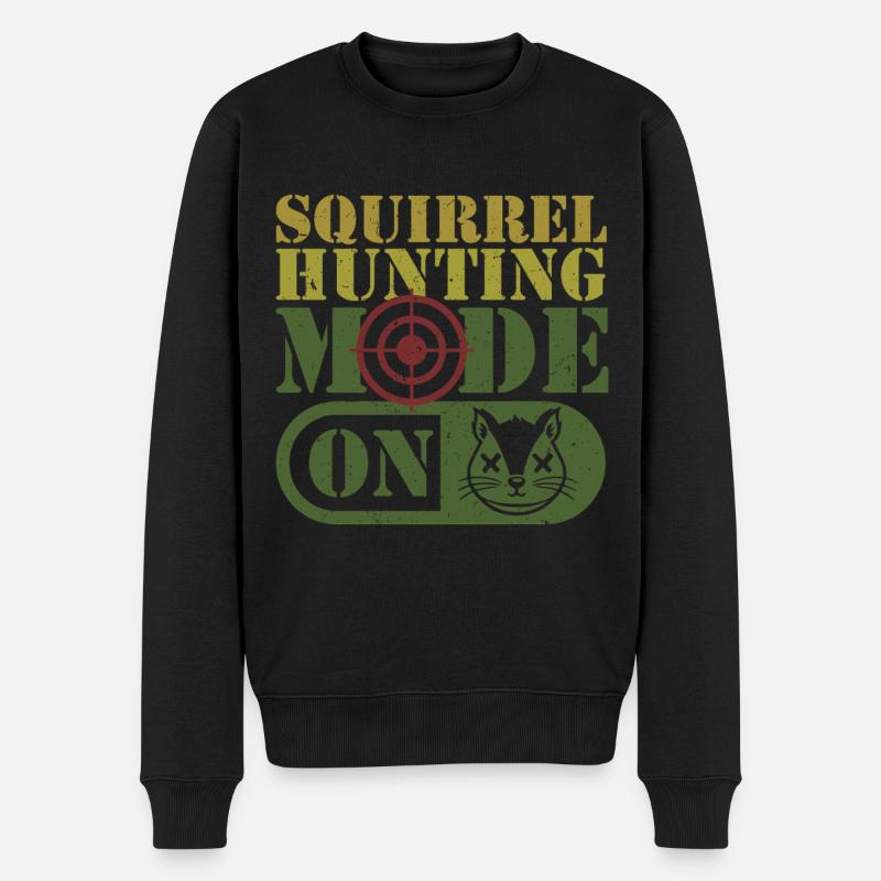 Chasseur d’écureuils Rat arboricole - Pull Premium bio Homme - noir