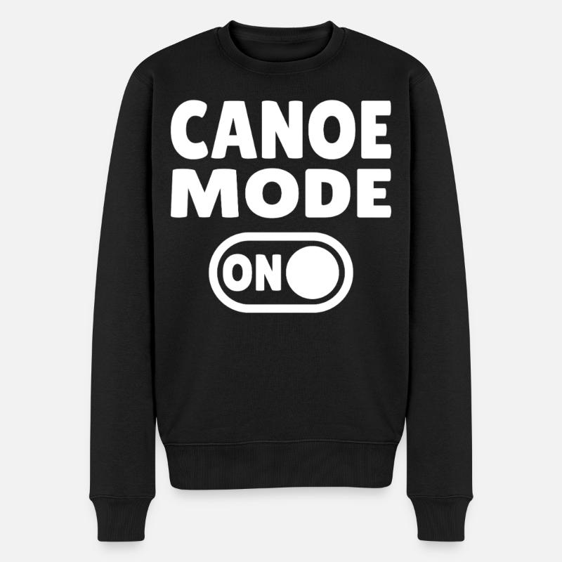 Mode canoë activé - Pull Premium bio Homme - noir