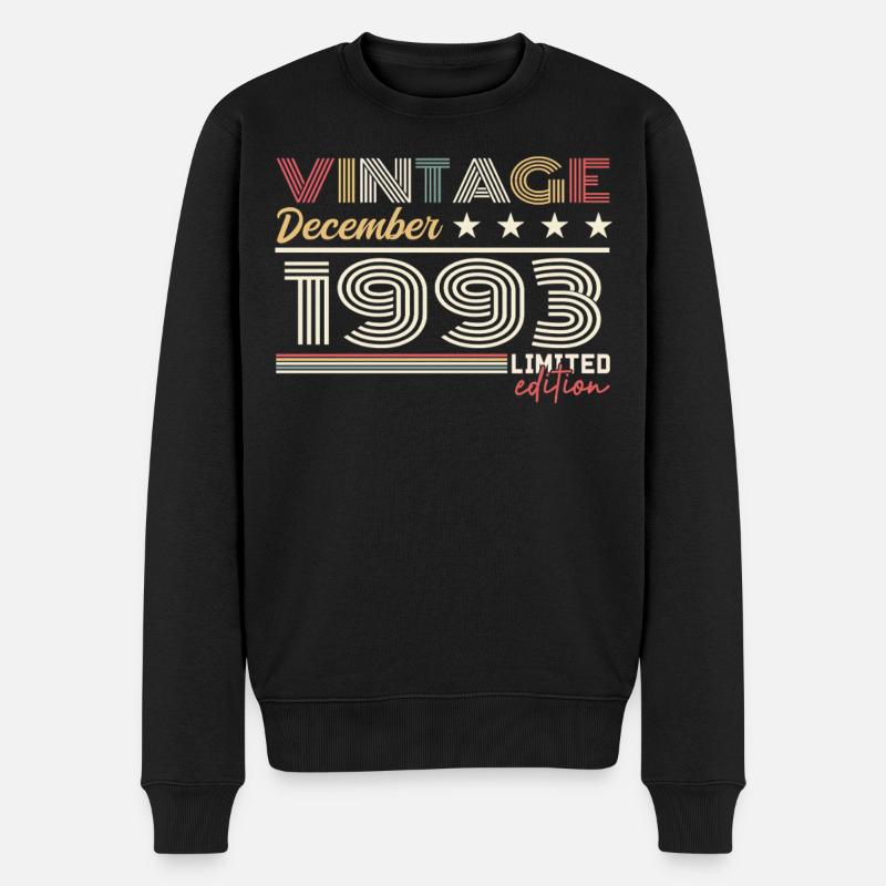 Cadeau Décembre 1993 - Pull Premium bio Homme - noir