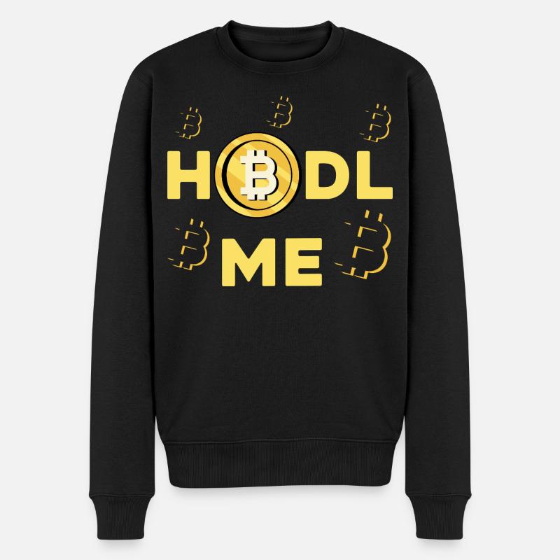 HODL ME Bitcoin Logo - Pull Premium bio Homme - noir