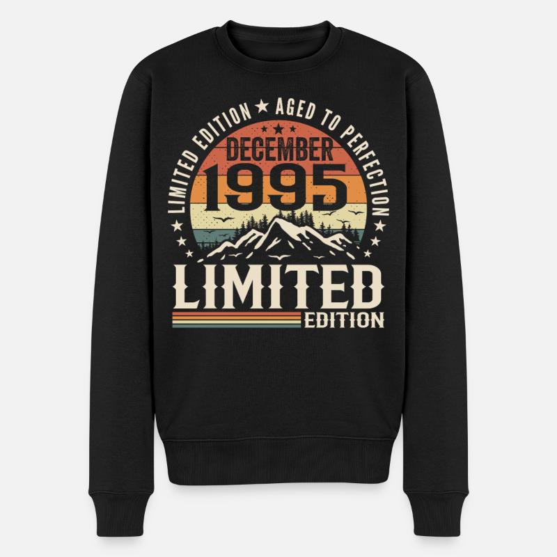 Dezember 1995 - Männer Premium Bio Pullover - Schwarz