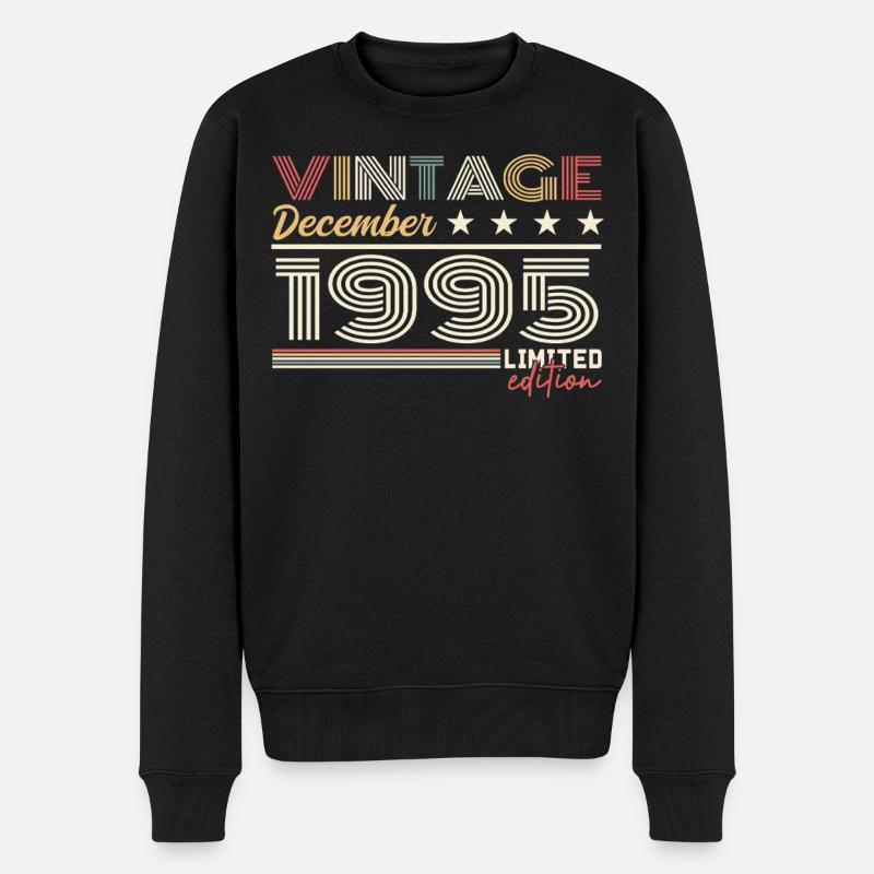 Cadeau Décembre 1995 - Pull Premium bio Homme - noir
