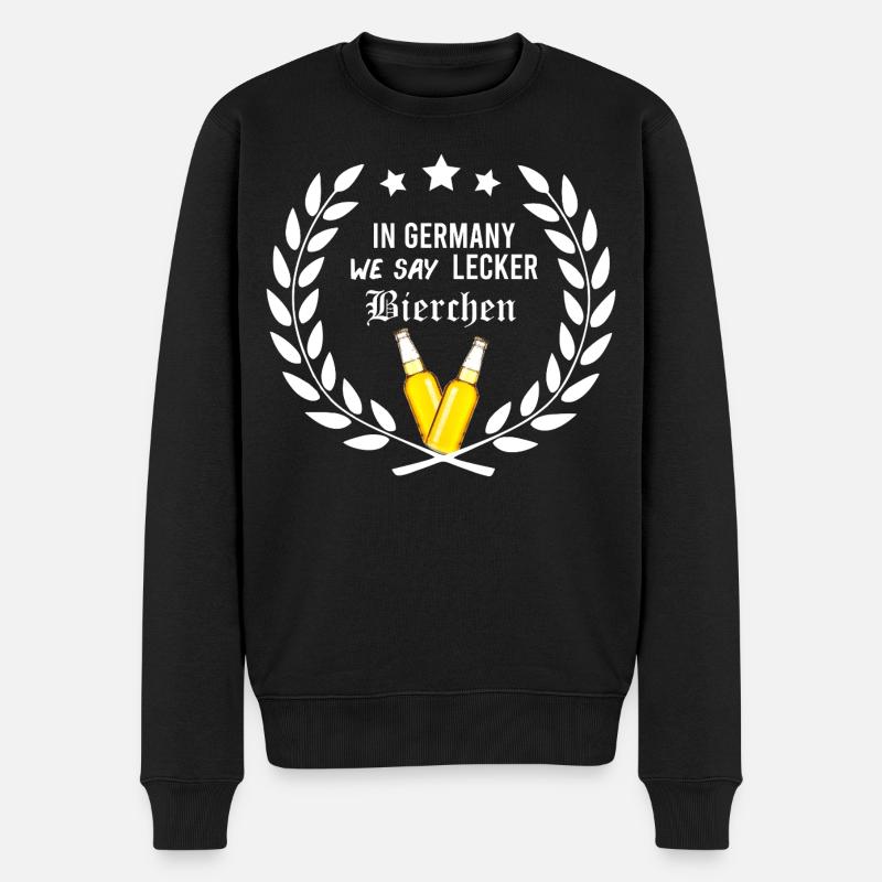In_Germany_we_say_Lecker_Bierchen_-_geek_ - Pull Premium bio Homme - noir