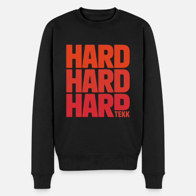 Hardtekk Tekke Ostdeutschland - Männer Premium Bio Pullover - Schwarz