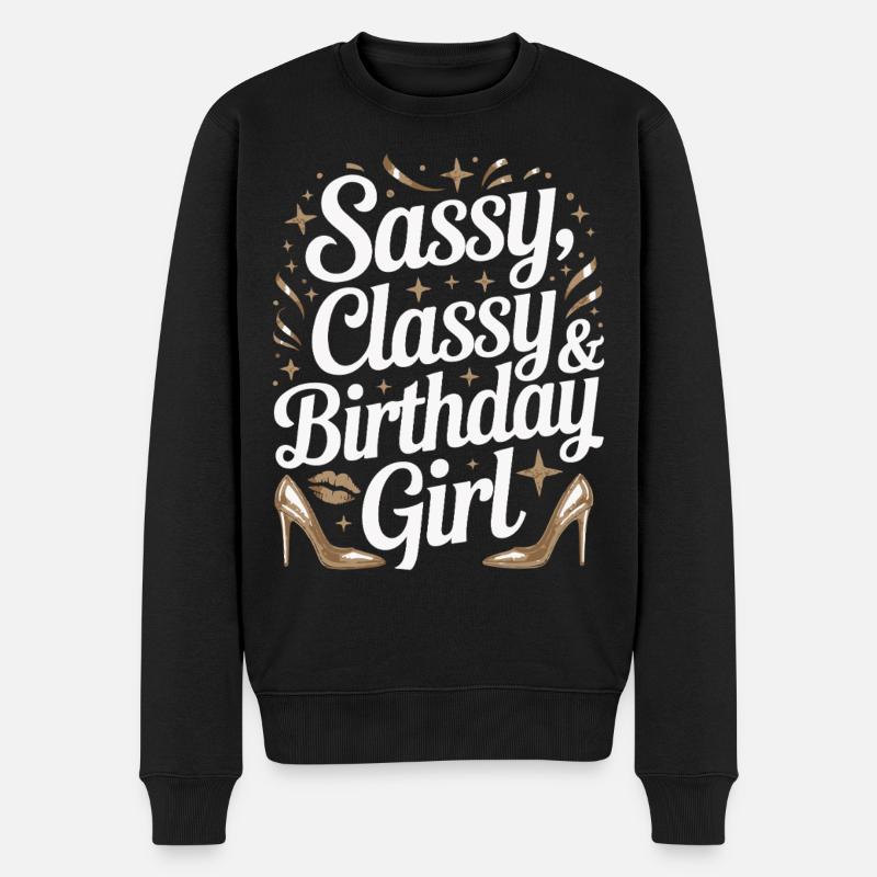Sassy Classy Birthday Girl - Pull Premium bio Homme - noir