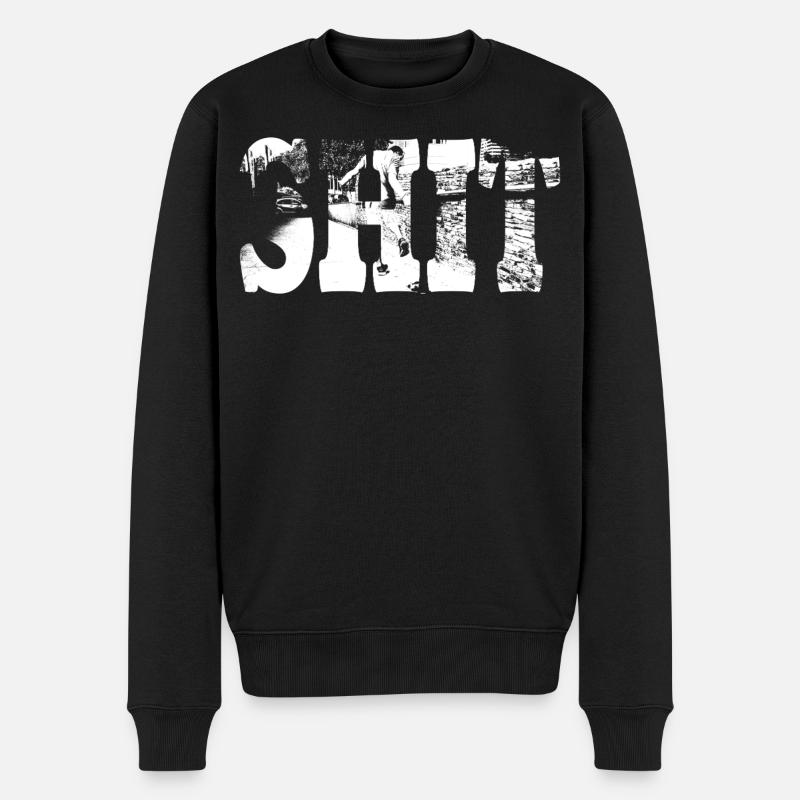 merde - Pull Premium bio Homme - noir