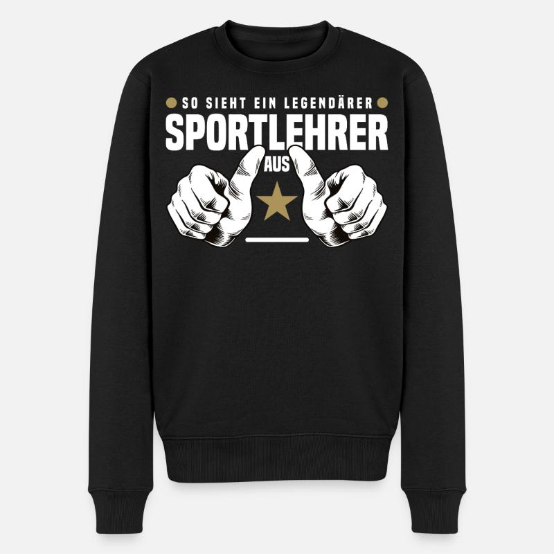 Gymnaste - Pull Premium bio Homme - noir