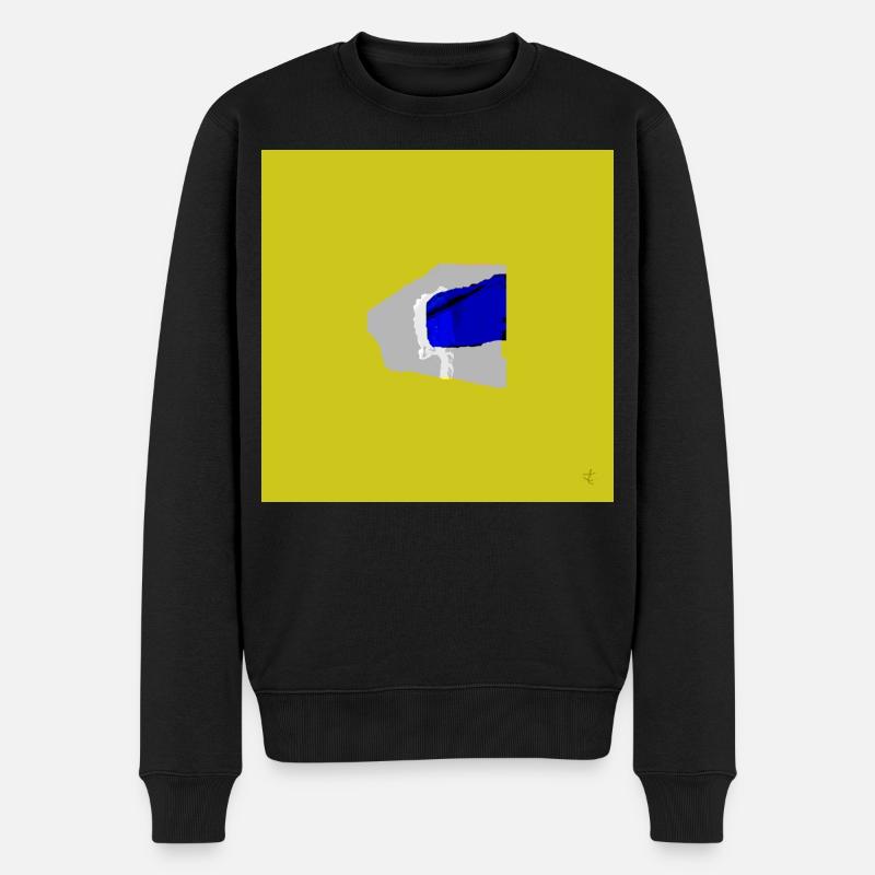 TEXTURA_DE_COLOR_#31 - Pull Premium bio Homme - noir