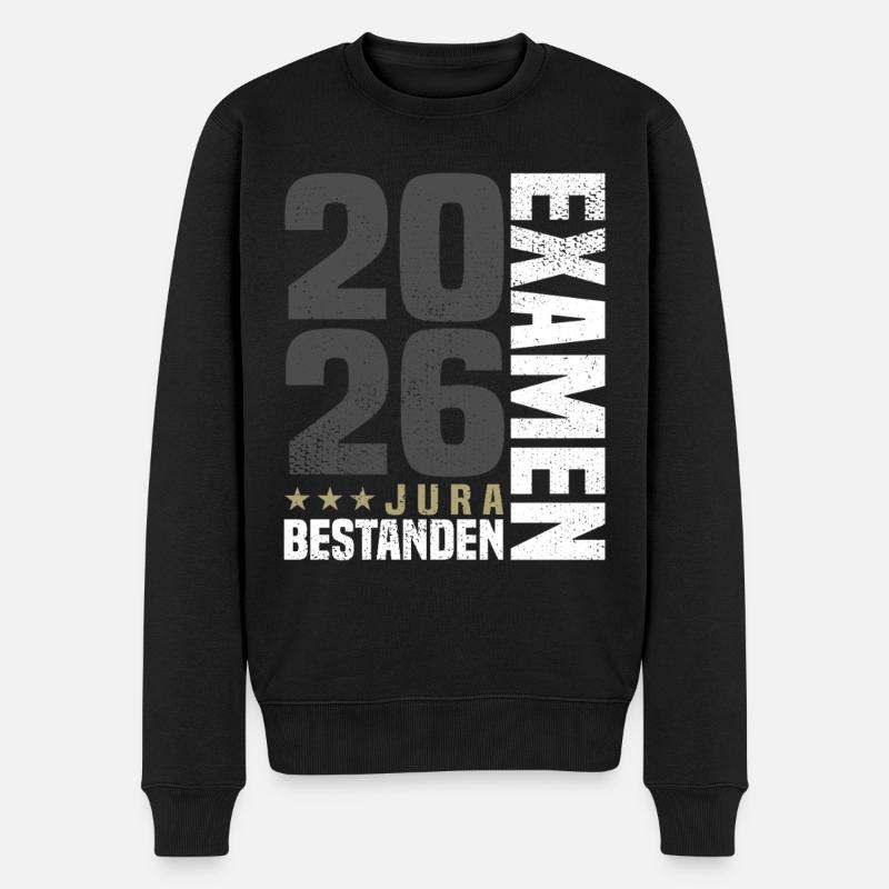 Examen de droit 2026 - Pull Premium bio Homme - noir