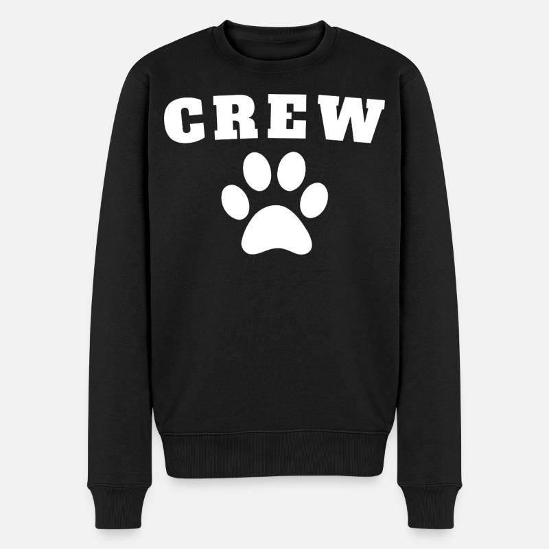 Crew Dog - Männer Premium Bio Pullover - Schwarz