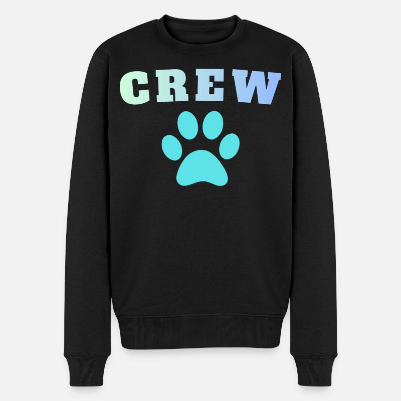 Crew Dog - Männer Premium Bio Pullover - Schwarz