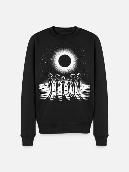 Cosmic Silhouette Family Circle - Men's Premium Organic Jumper - black
