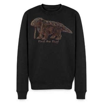 Satisfaisant - « Trouvez la limace ! » - Pull Premium bio Homme - noir - Devant - Nico (187cm)