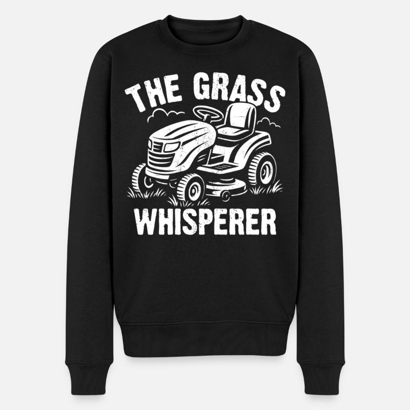 Le murmure de l’herbe - Pull Premium bio Homme - noir