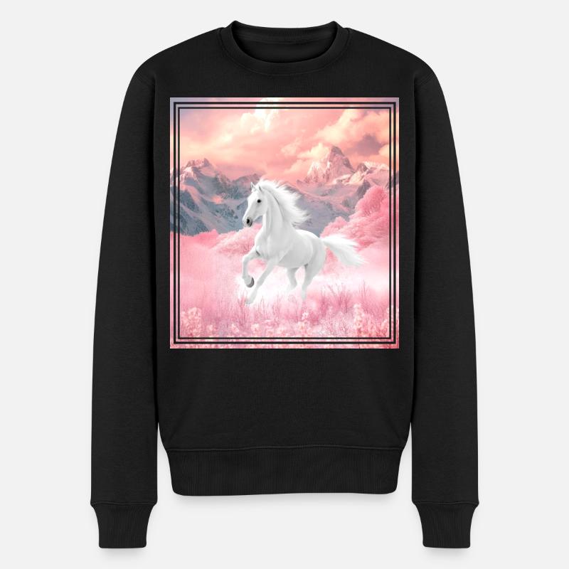 Cheval - Pull Premium bio Homme - noir