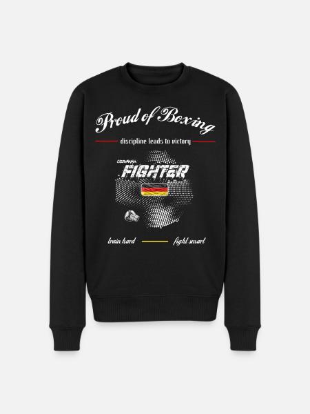 fighter germany - Proud of Boxing - Men's Premium Organic Jumper - black
