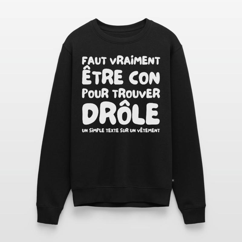 A text that makes a difference Men's Premium Organic Jumper