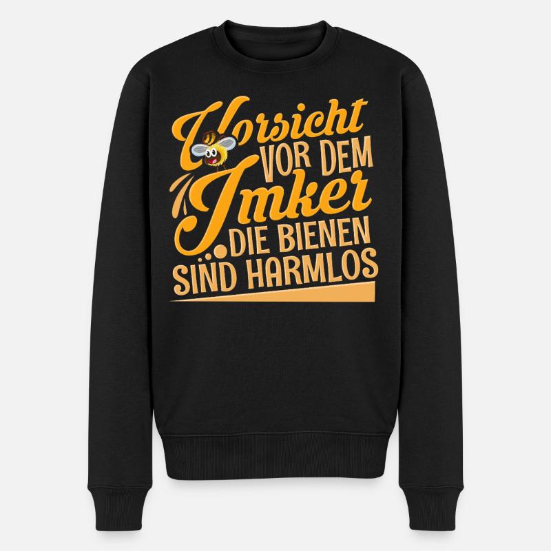 Imker - Männer Premium Bio Pullover - Schwarz