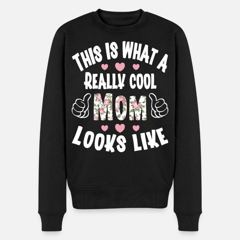 Maman - Pull Premium bio Homme - noir