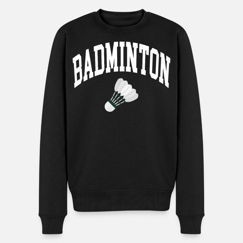 Badminton - Pull Premium bio Homme - noir