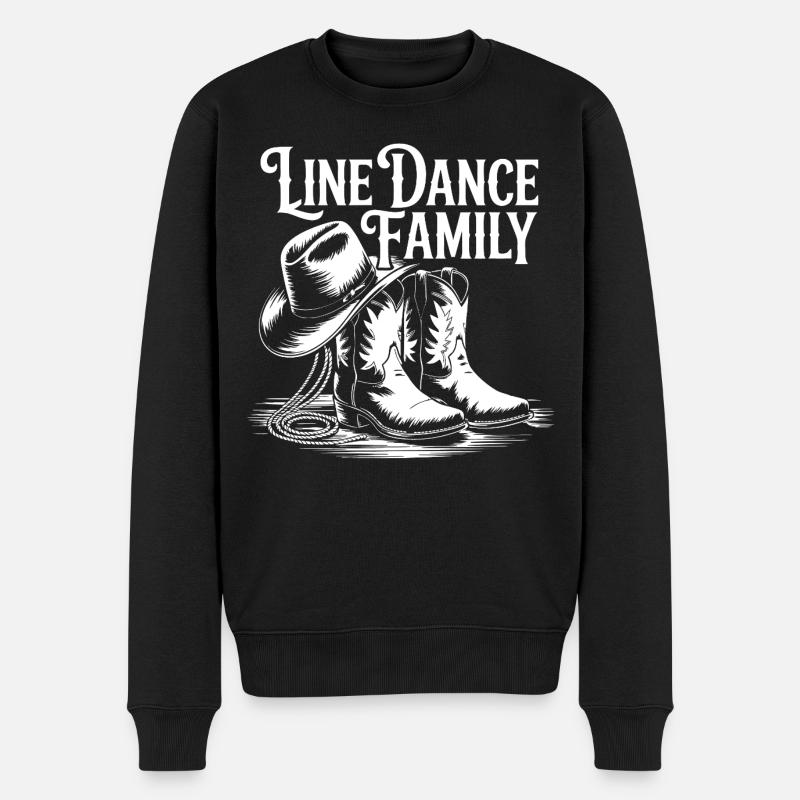 Famille de danse en ligne - Pull Premium bio Homme - noir