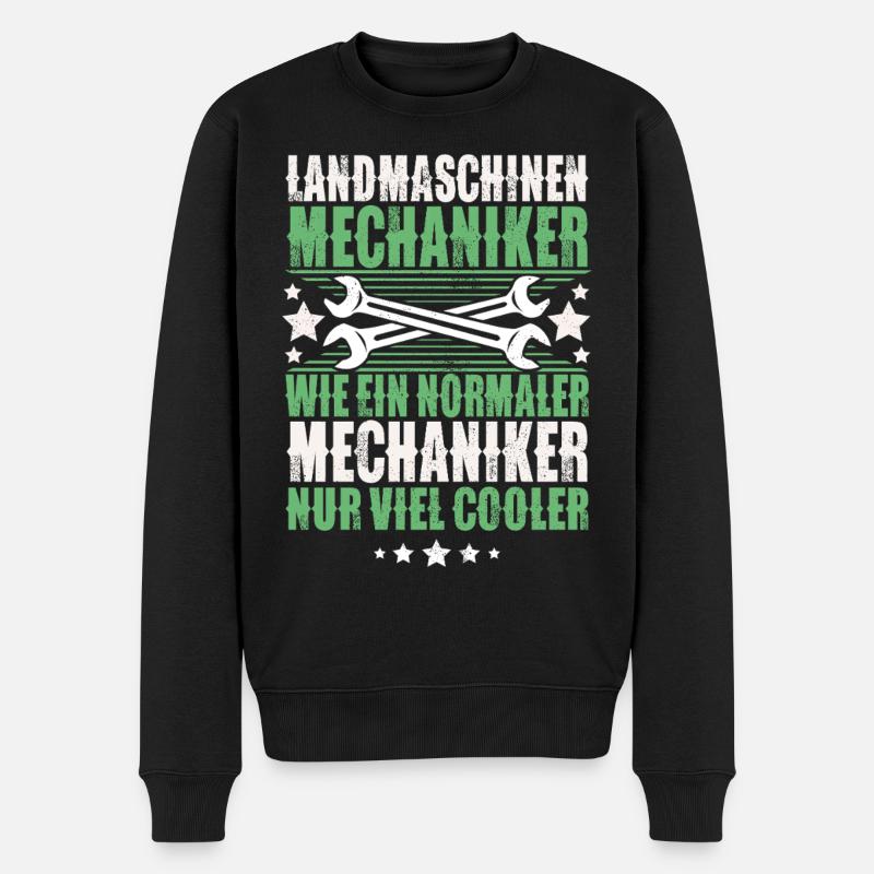 Mécanicien de machines agricoles - Pull Premium bio Homme - noir