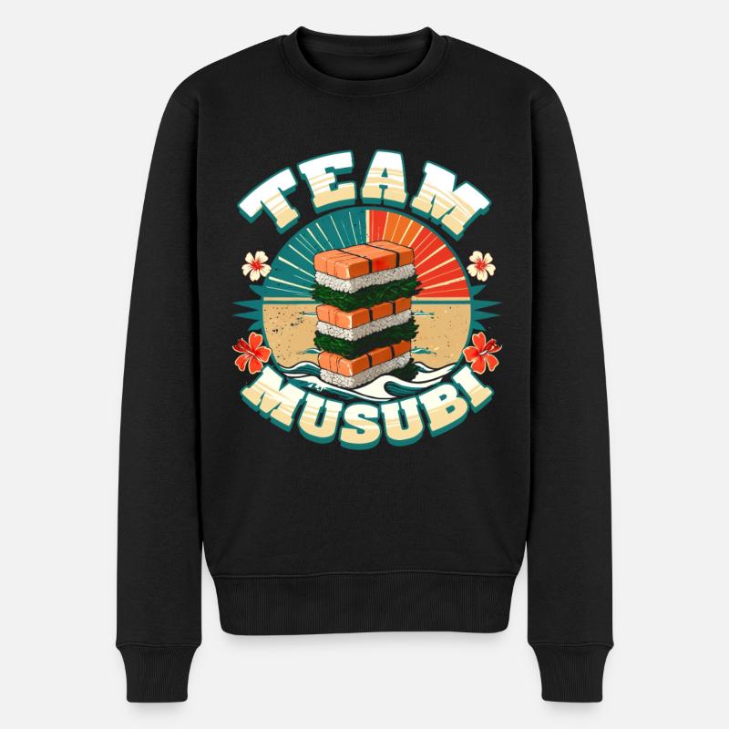 Team Musubi - Männer Premium Bio Pullover - Schwarz