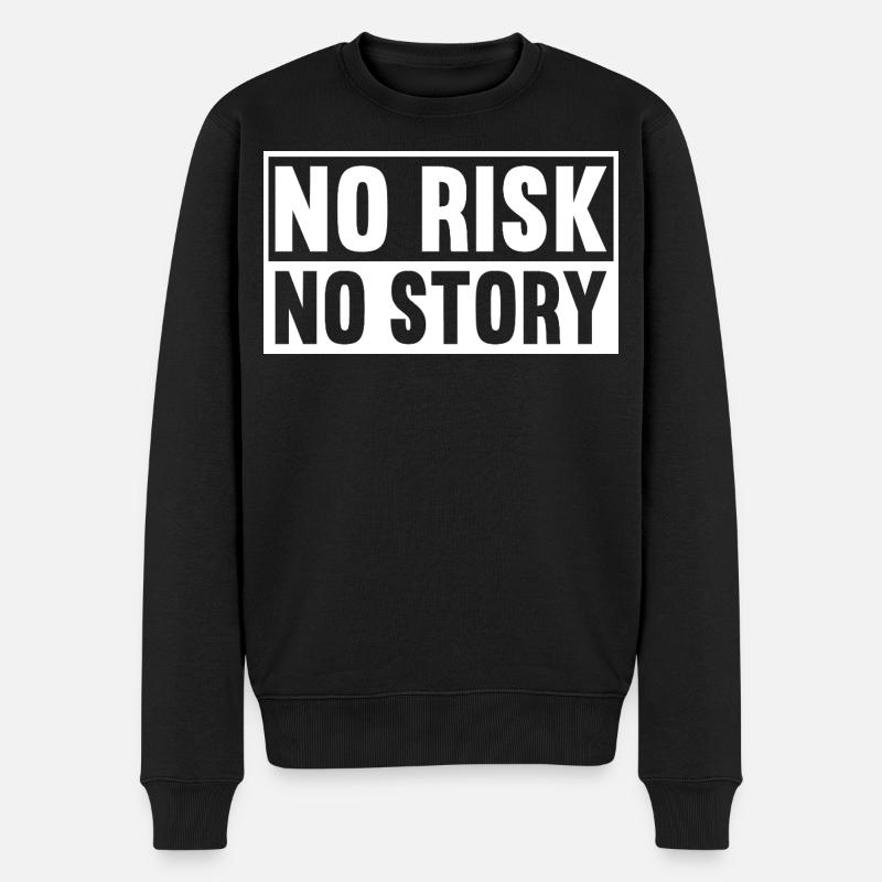 Pas de risque, pas d’histoire - Pull Premium bio Homme - noir