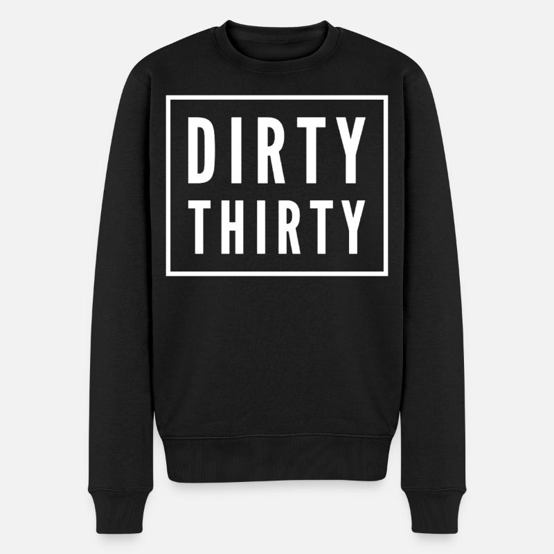 Dirty Thirty 30e anniversaire - Pull Premium bio Homme - noir