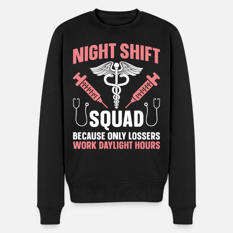 Hématologie École d’infirmières Hem/Onc Infirmière - Pull Premium bio Homme - noir