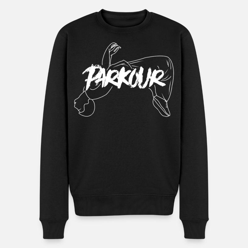 Parkour - Pull Premium bio Homme - noir