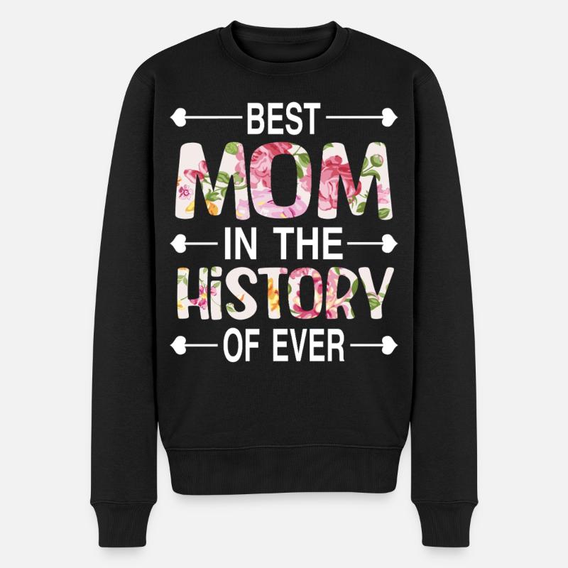 Maman Maman - Pull Premium bio Homme - noir