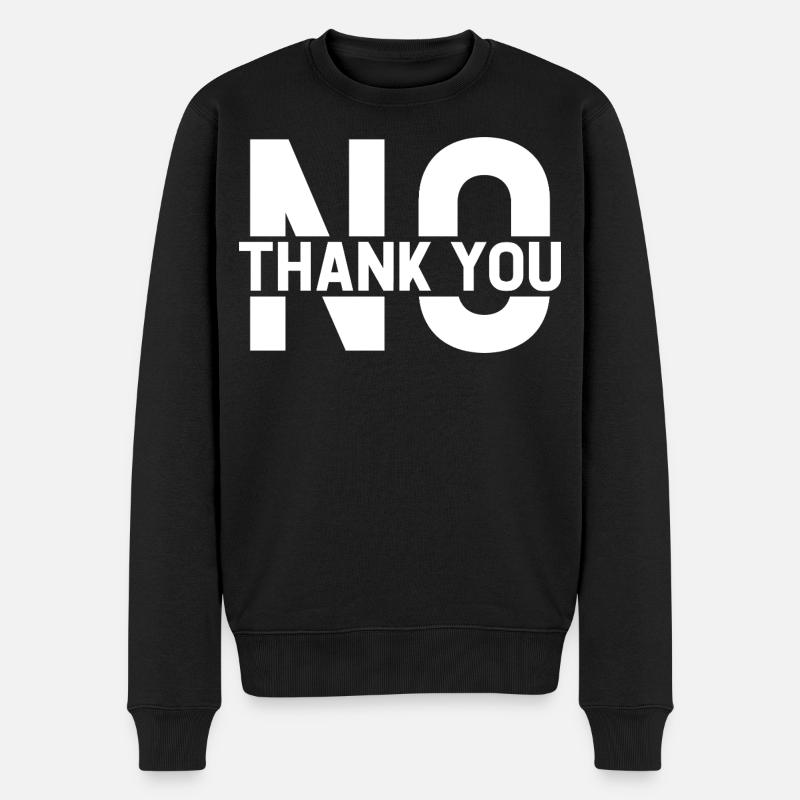 Non merci - Pull Premium bio Homme - noir