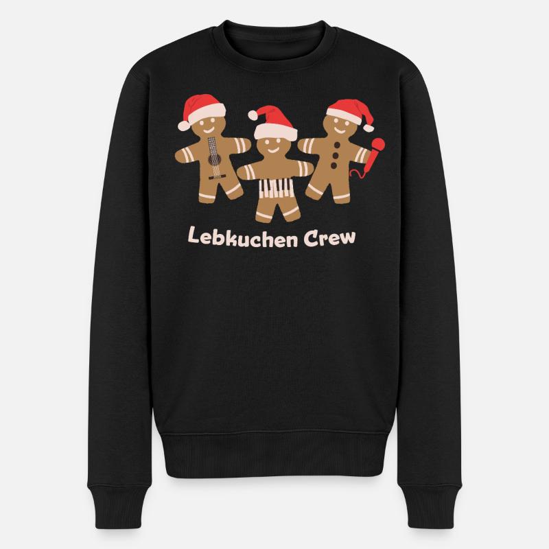 Musicien de la Gingerbread Crew - Pull Premium bio Homme - noir