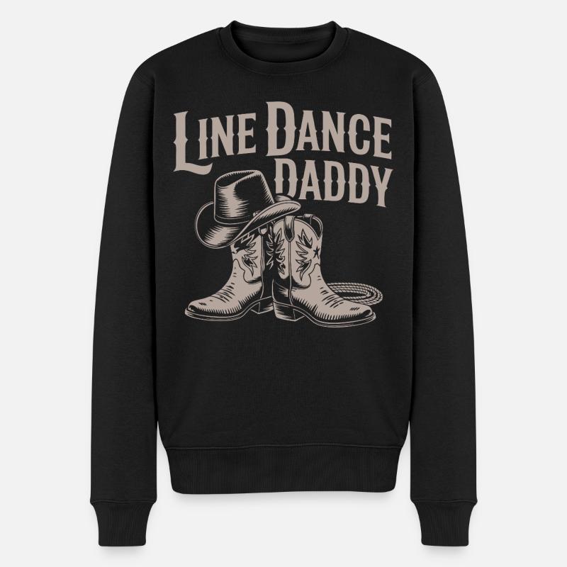 Bottes de cowboy Daddy en ligne - Pull Premium bio Homme - noir