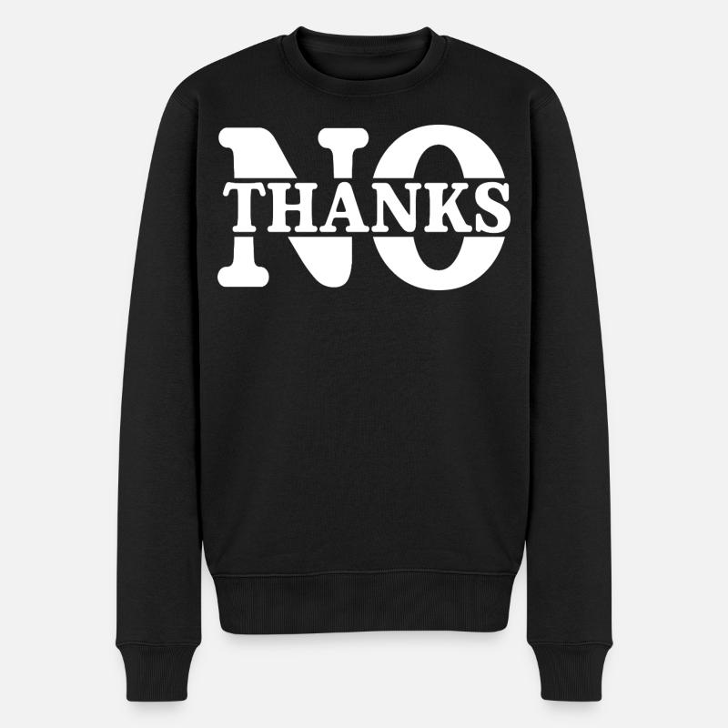 Non merci - Pull Premium bio Homme - noir