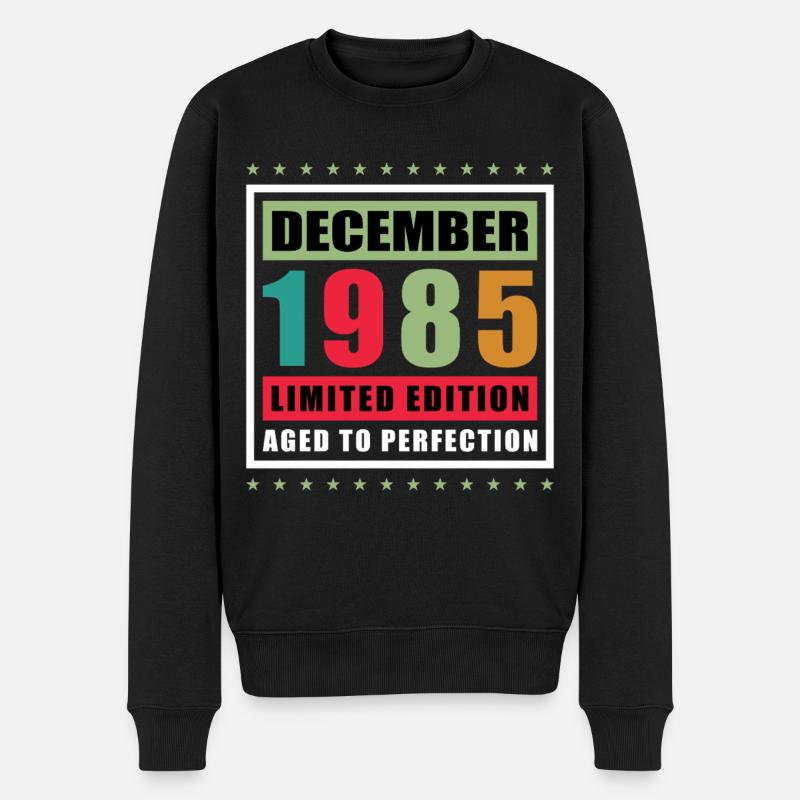 Décembre 1985 - Pull Premium bio Homme - noir