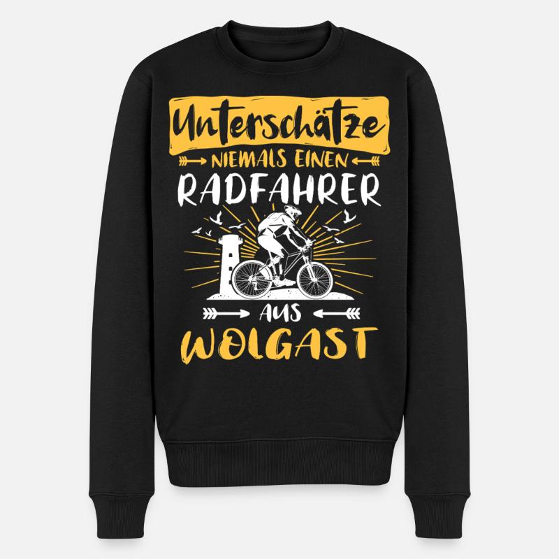 Wolgast Cyclists Wolgaster - Pull Premium bio Homme - noir