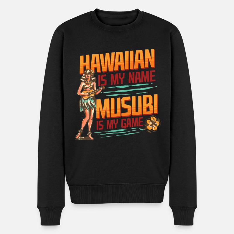 Musubi - Männer Premium Bio Pullover - Schwarz