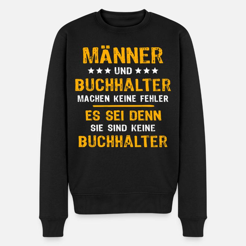 Dicton du comptable - Pull Premium bio Homme - noir