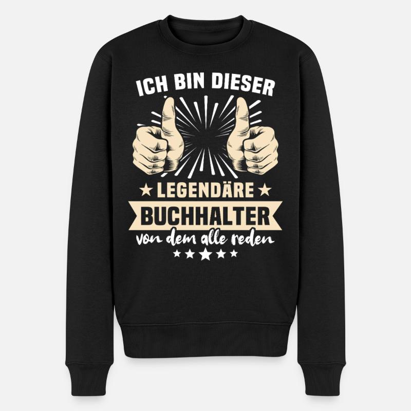 Expressions des comptables - Pull Premium bio Homme - noir