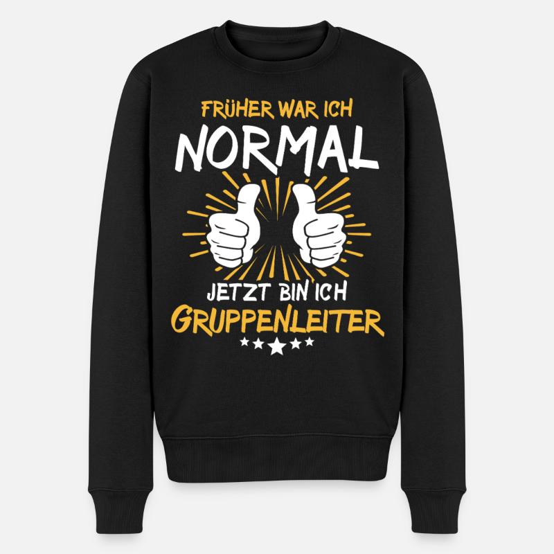 Chef de groupe Spruch - Pull Premium bio Homme - noir