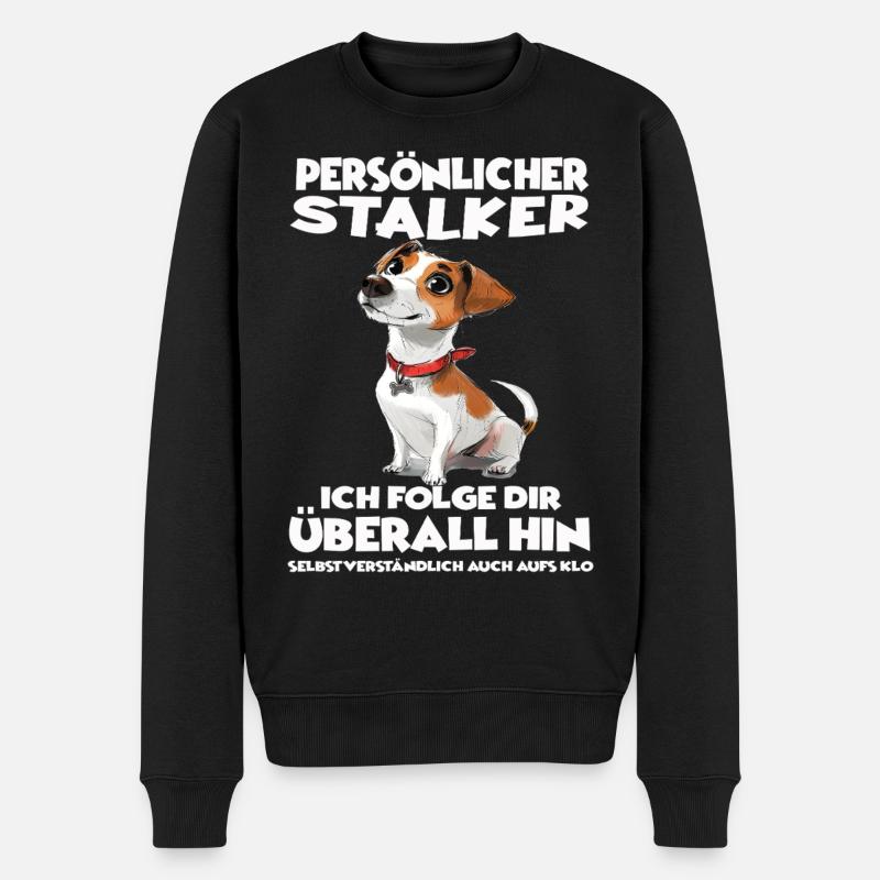 Jack Russell Terrier Hundebesitzer T Jack Russell  - Männer Premium Bio Pullover - Schwarz