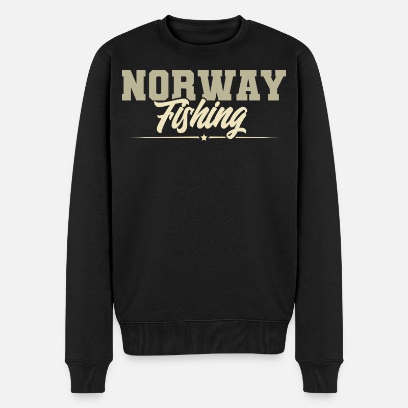 Norvège Pêche - Pull Premium bio Homme - noir